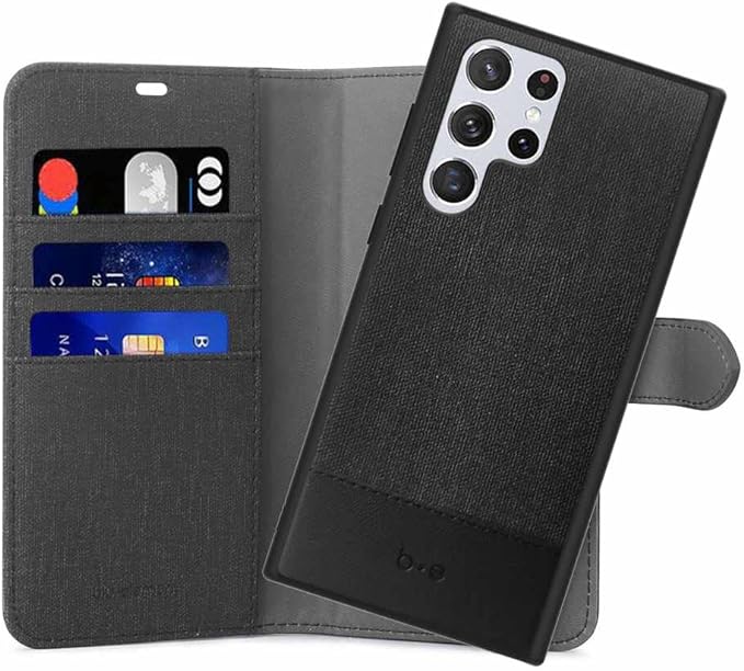 Galaxy S22 Ultra: Blu Element Wallet Case : Black