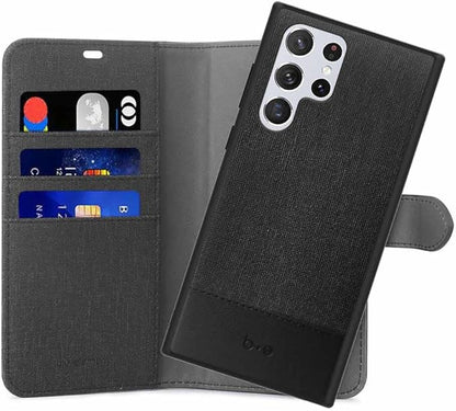 Galaxy S22 Ultra: Blu Element Wallet Case : Black
