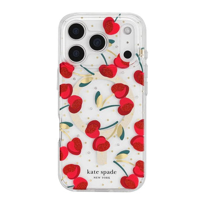 iPhone 17 Pro Kate Spade MagSafe Case - Cherry Dot