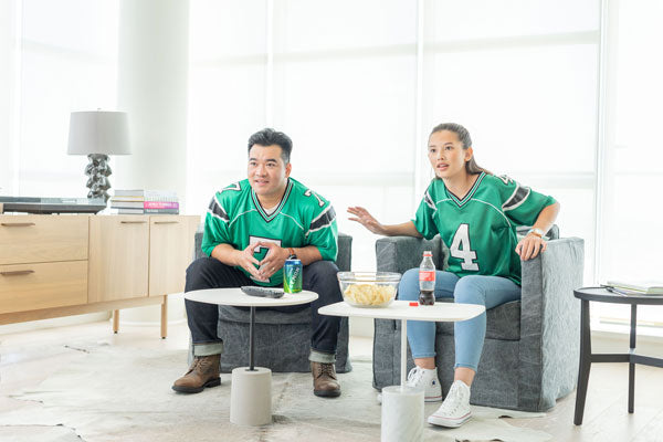 Family in livingroom