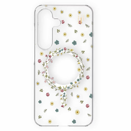 Galaxy S25 Ultra Ideal Of Sweden Clear Magsafe Case - Floral