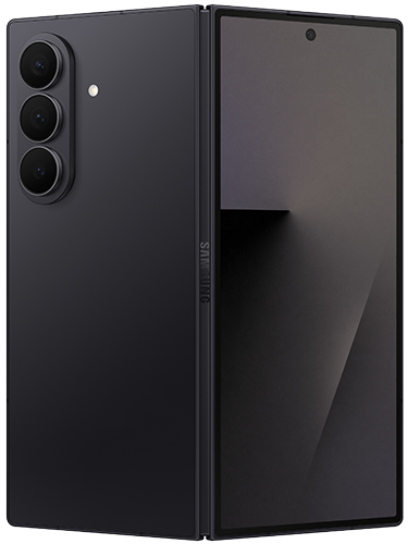 Back view of a black Galaxy Z Fold7