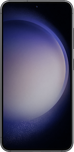 Black Samsung Galaxy S23, As Seen From The Front